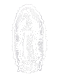 Ave Maria Virgin Mary Our Lady Of Guadalupe Marian Metallic Star Ornament