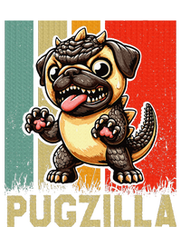 Pug Owner Pugzilla Dog Love PosiCharge RacerMesh Polo