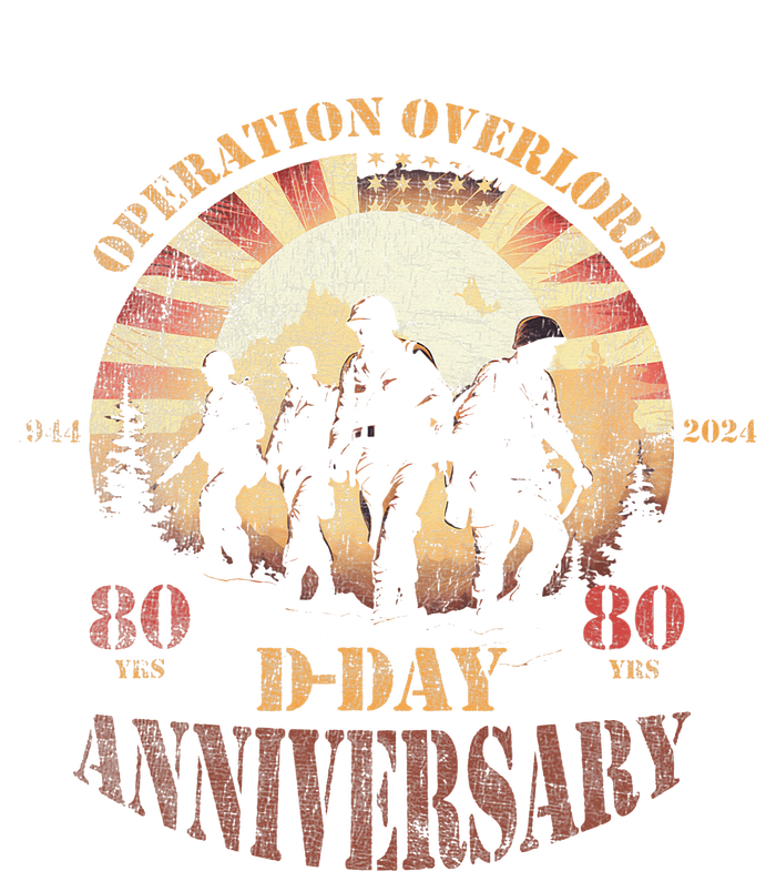 Operation Overlord 1944 Dday 2024 80th Anniversary Tie-Dye Long Sleeve Shirt