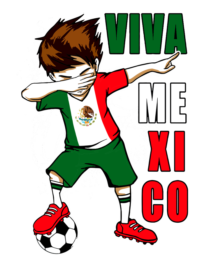 Viva Mexico Soccer Boy Independence Day Mexican Flag Women's Long Sleeve Flannel Pajama Set 