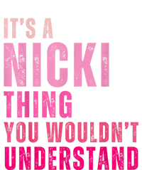 ItS A Nicki Thing You WouldnT Understand Nicki Vintage Snapback Five-Panel Rope Hat