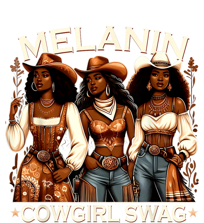 Melanin Cowgirls African Melanin Cowgirl Swag Black History T-Shirt