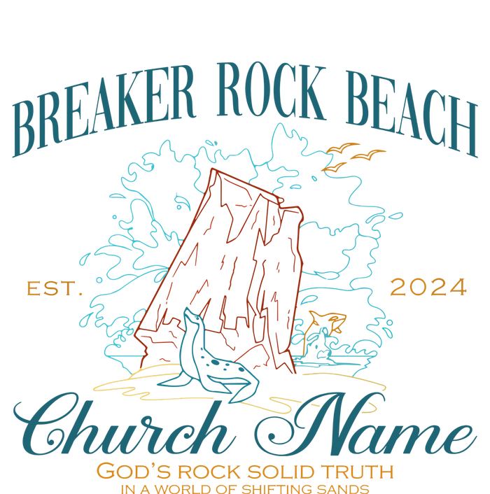 Benutzerdefinierte Breaker Rock Beach Vbs 2024 Cooling Performance Long Sleeve Crew