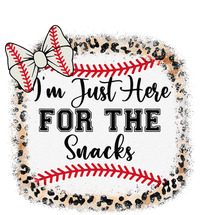 Baseball Sister Im Just Here For The Snacks Girl Kids Tie-Dye T-Shirt