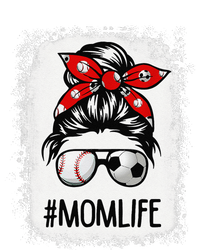 Bleached Mom Life Soccer Messy Bun Baseball Game Day Cool Comfort Performance Bucket Hat