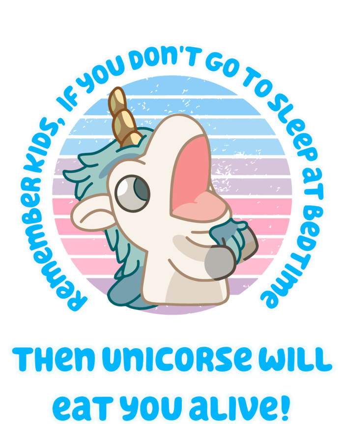 Cute Unicorse Will Eat You Alive Sustainable Bucket Hat