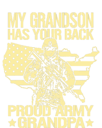 My Grandson Has Your Back Proud Army Grandpa Gift 25L Jumbo Tote