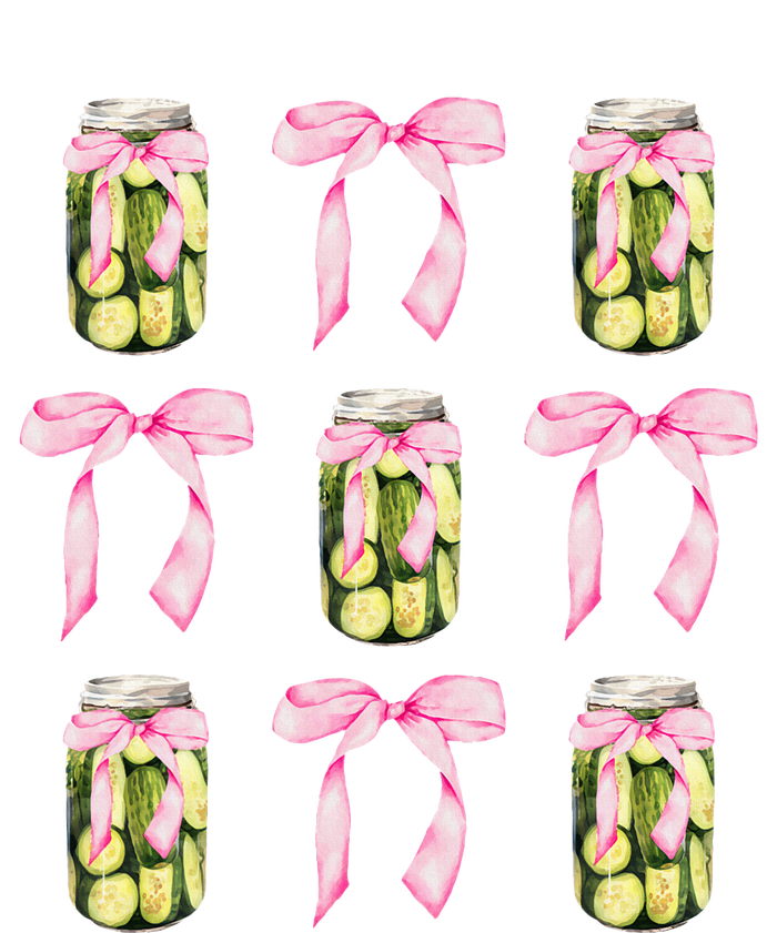 Canned Pickle Coquette Bows With Cute Pickle Jar T-Shirt