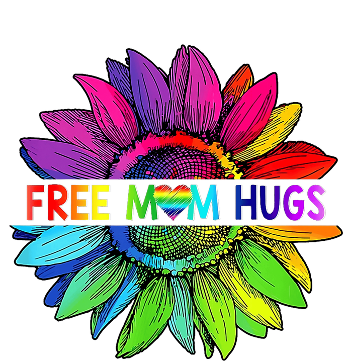 Free Mom Hugs Lgbt Pride Mom Daisy Rainbow Flower Mother Day Toddler Hoodie