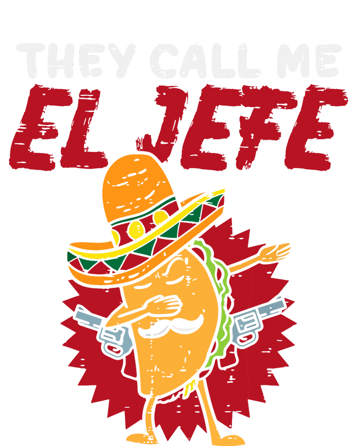 They Call Me El Jefe Taco Funny Boss Cinco De Mayo Boy Ceramic Star Ornament