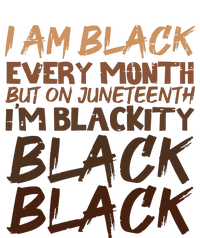 I Am Black Every Month Juneteenth Blackity Women Valucap Bio-Washed Visor