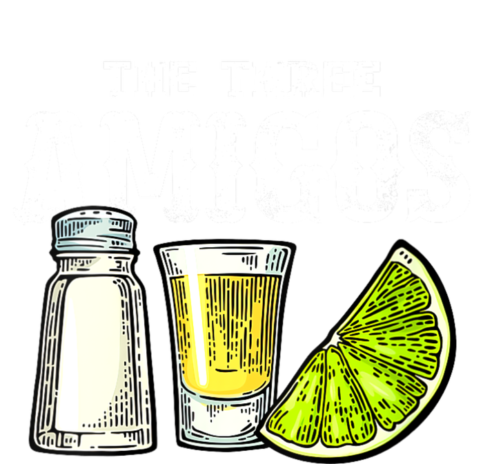 The Three Amigos Lime Salt Tequila Funny Cinco De Mayo Gifts Striped Beanie with Solid Band