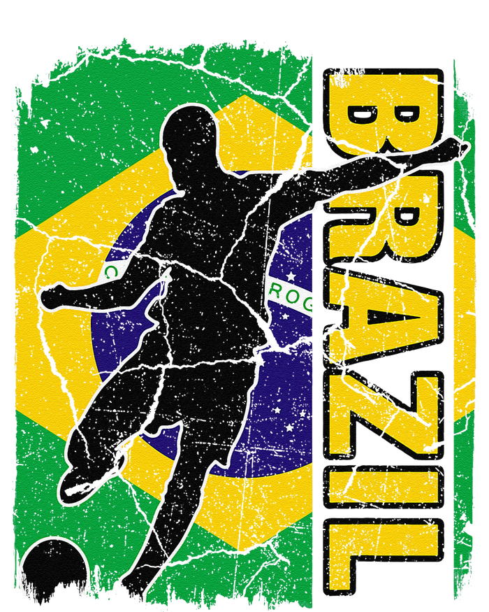 Brazilian Soccer Team Brazil Flag Jersey Football Fans T-Shirt