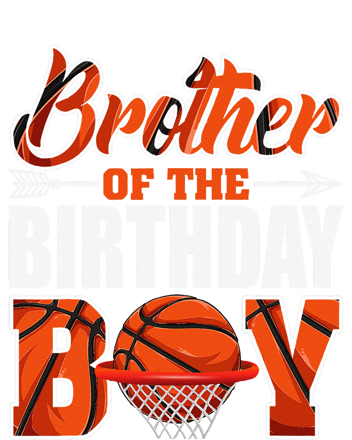 Brother Of Birthday Boy Basketball Matching Family Party Sweatshirt Cinch Pack Bag