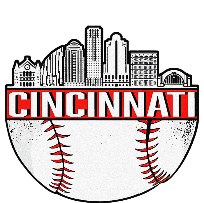 Cincinnati Vintage Baseball Distressed Retro Sustainable Bucket Hat