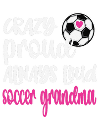 Crazy Proud Soccer Grandma Soccer Player Grandmother 7-Panel Snapback Hat