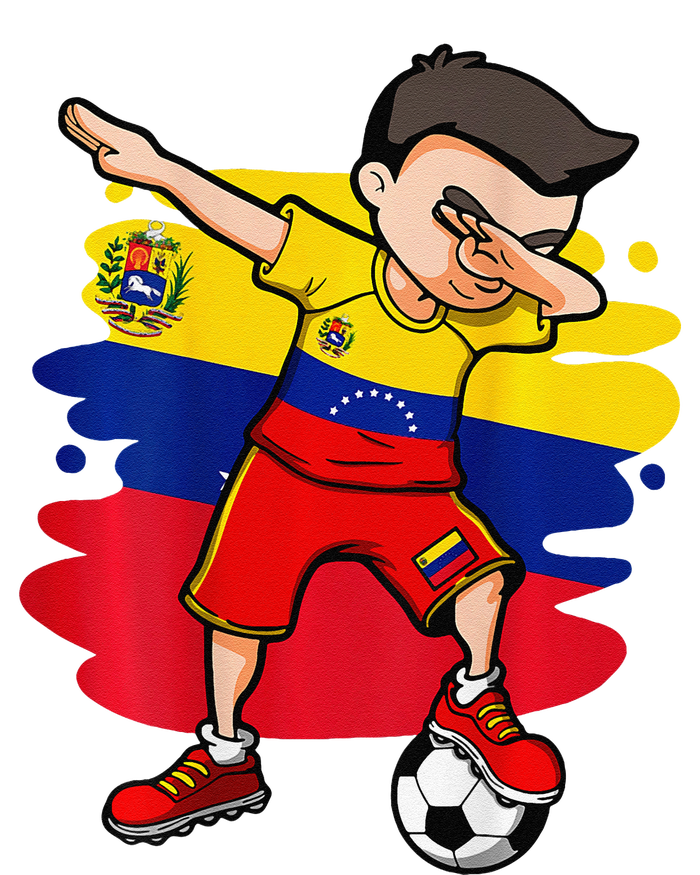 Dabbing Soccer Boy Venezuela Jersey Venezuelan Football Fans T-Shirt