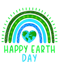 Happy Earth Day 2024 Cute Rainbow Earth Lover Button