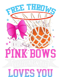 Free Throws Or Pink Bows Your Auntie Loves You Gender Reveal Hoodie