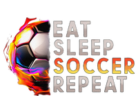 Funny Eat Sleep Soccer Repeat Soccer Player Cooling Performance Crew T-Shirt