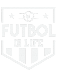 FúTbol Is Life Funny Vintage Football Lover Soccer Garment-Dyed Heavyweight T-Shirt