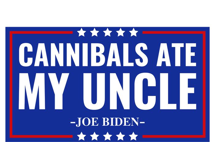 Cannibals Ate My Uncle Joe Biden Political Satire Trump 2024 Full Zip Hoodie