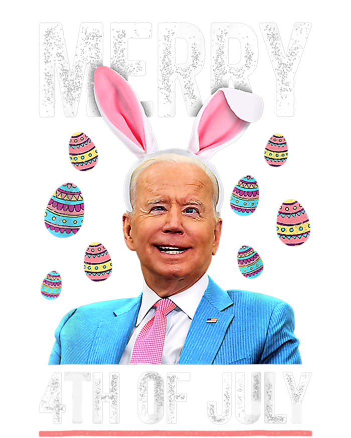 Funny Bunny Joe Biden 4th Of July Happy Easter Day Gift T-Shirt