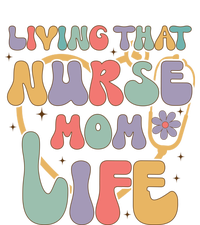 Living That Nurse Mom Life Funny Nurse Mom Gift Women's Flannel Pajama Set