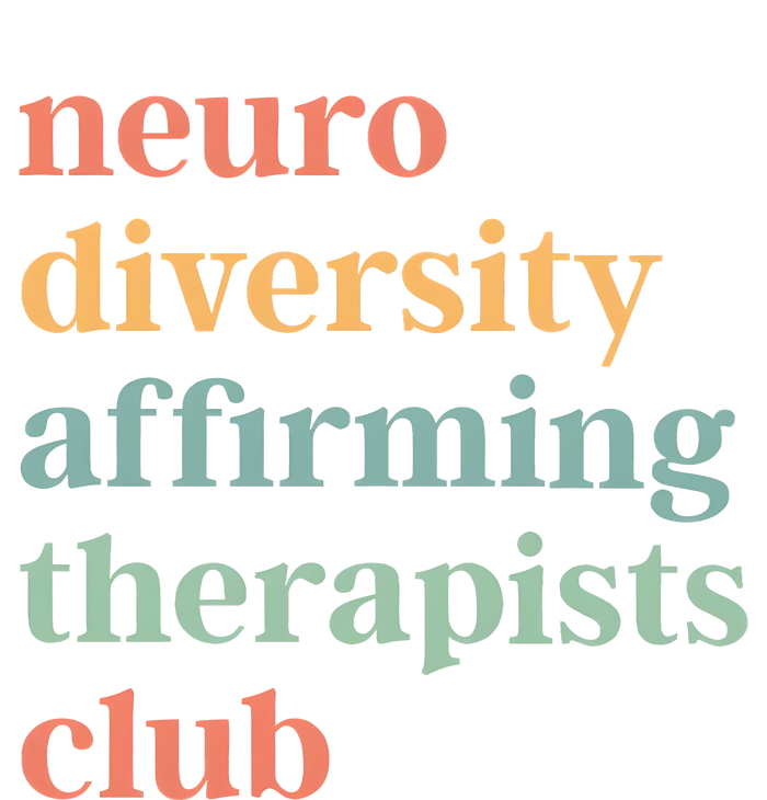 Neurodiversity Affirming Therapists Club T-Shirt