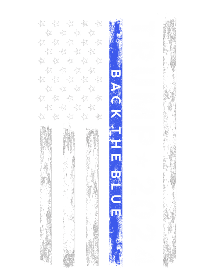 Pro Trump 2024 Back The Blue Thin Blue Line American Flag Meaningful Gift T-Shirt