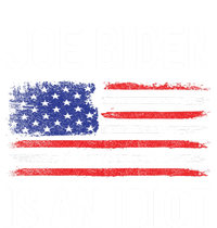 Funny Anti Joe Biden Is An Idiot Pro America Flag Vector Backpack