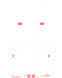 Cats Make Me Happy You Not So Much Women's Perfect Tri Rocker Tank