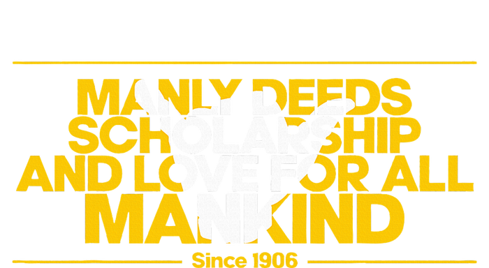 Alpha African 1906 Manly Deeds Scholarship Love Mankind Ladies PosiCharge Competitor Racerback Tank