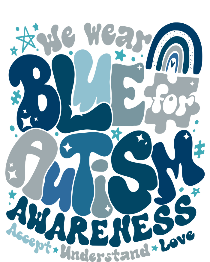 Autism Awarenessin April We Wear Blue Occupational Therapy Tall T-Shirt