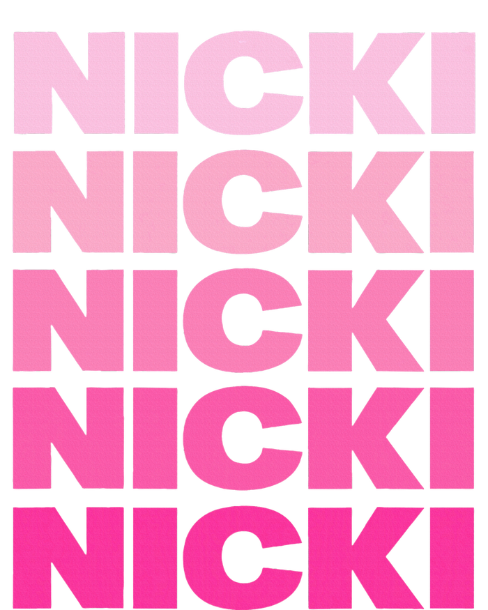 Personalized Name Nicki I Love Nicki Pink Vintage Kids Hoodie