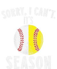 Cool Softball Mom Baseball Sorry I CanT Its Baseball Season Softstyle Adult Sport Polo