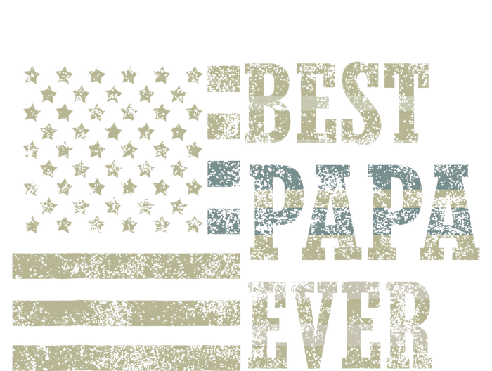 Best Papa Ever American Flag Usa Flag Womens CVC Long Sleeve Shirt