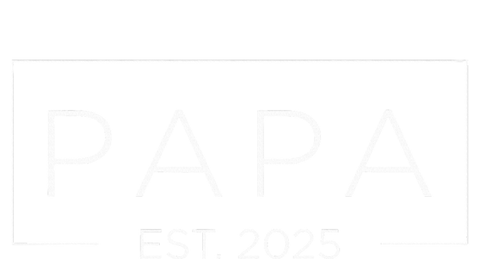 Papa Est 2025 Promoted To Grandpa Pregnancy Announcement Women's Crop Top Tee