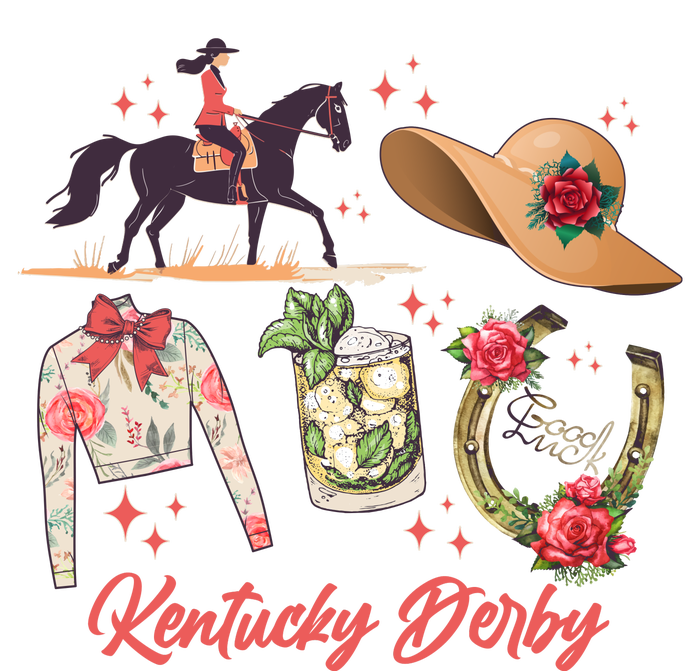 Cute Kentucky Derby Good Luck Valucap Bio-Washed Visor