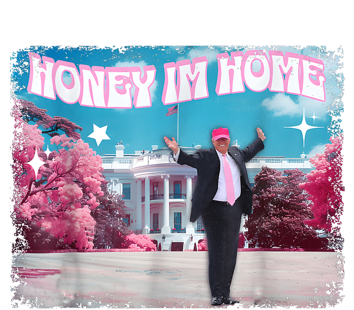 Funny DaddyS Home Trump Pink 2024 Take America Back 2024 Full-Length Apron With Pockets