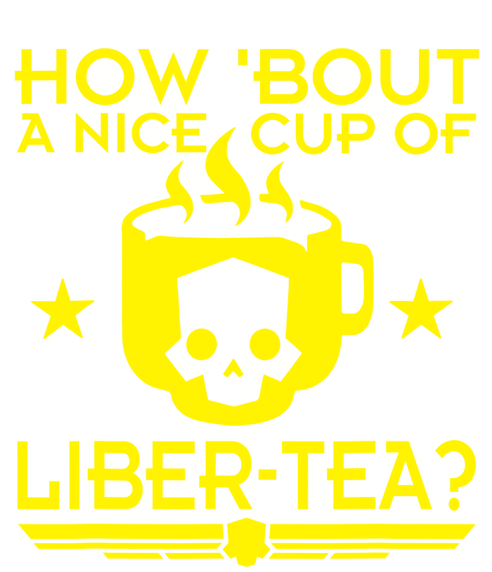 How About A Nice Cup Of Libert Tea Funny Flat Bill Trucker Hat