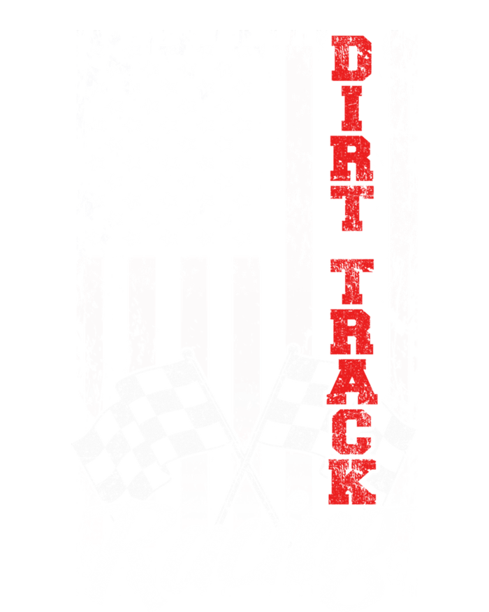 American Flag Dirt Track Racing Car Bike Driver Racer Gift T-Shirt