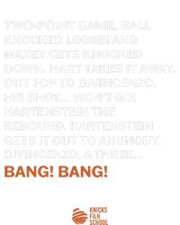 Two Point Game Ball Knocked Loose And Maxey Gets Knocked Down Bang Bang T-Shirt