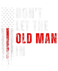 Retro DonT Let The Old Man In Vintage American Flag Funny T-Shirt