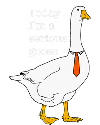 Today IM A Serious Goose Silly Goose Cute Funny PosiCharge Competitor Tank