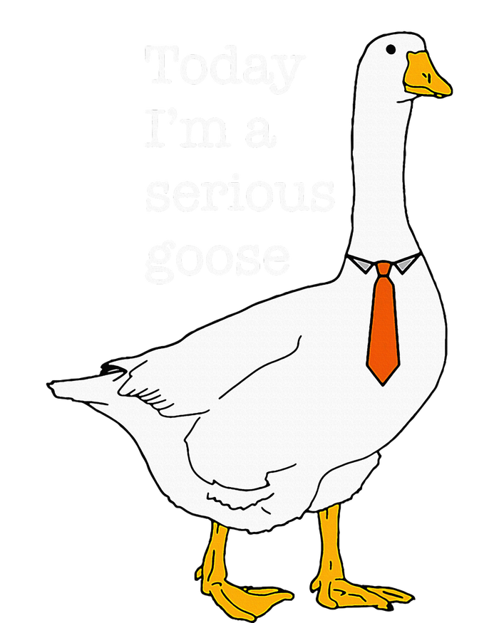 Today IM A Serious Goose Silly Goose Cute Funny PosiCharge Competitor Tank