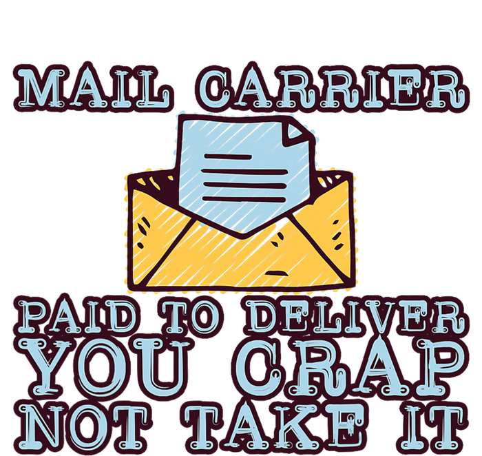 Mail Carrier Paid To Deliver You Crap Not Take It Ceramic Oval Ornament