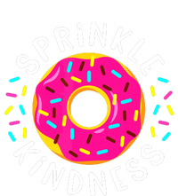 Donut Sprinkle Kindness Funny Girl Women Doughnut Lover V-Neck T-Shirt