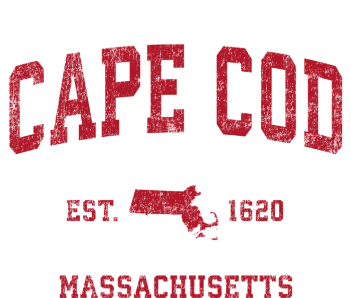 Cape Cod Massachusetts Ma Vintage Sports Crop Fleece Hoodie