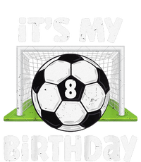 8 Years Old Soccer 8th Birthday Player Bday Party Cooling Performance Crew T-Shirt